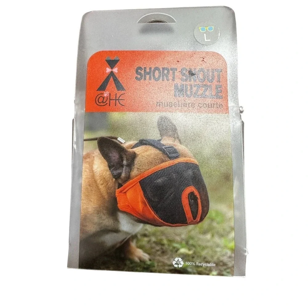 Short Snout DOG MUZZLE ~ Adjustable‎ - Large 15